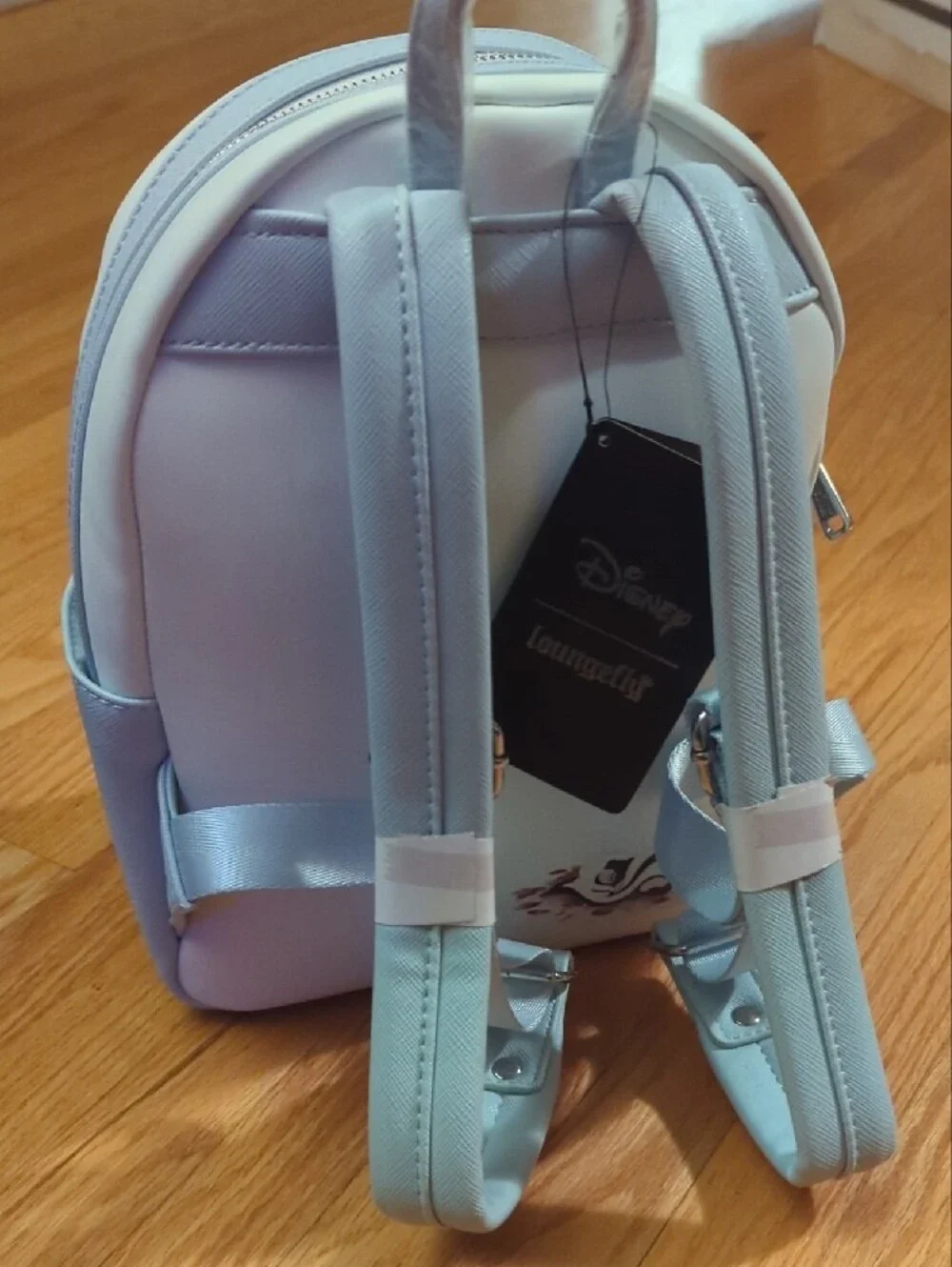 Disney Bambi Loungefly Mini Backpack in Light Blue and White